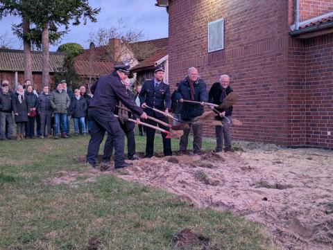 Spatenstich Anbau Feuerwehrhaus
